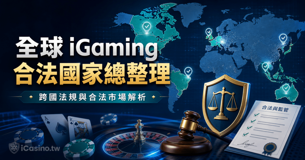全球 iGaming 線上博弈合法國家總整理