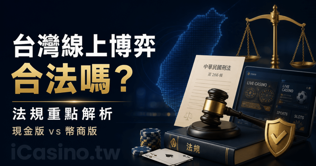 台灣線上博弈合法嗎