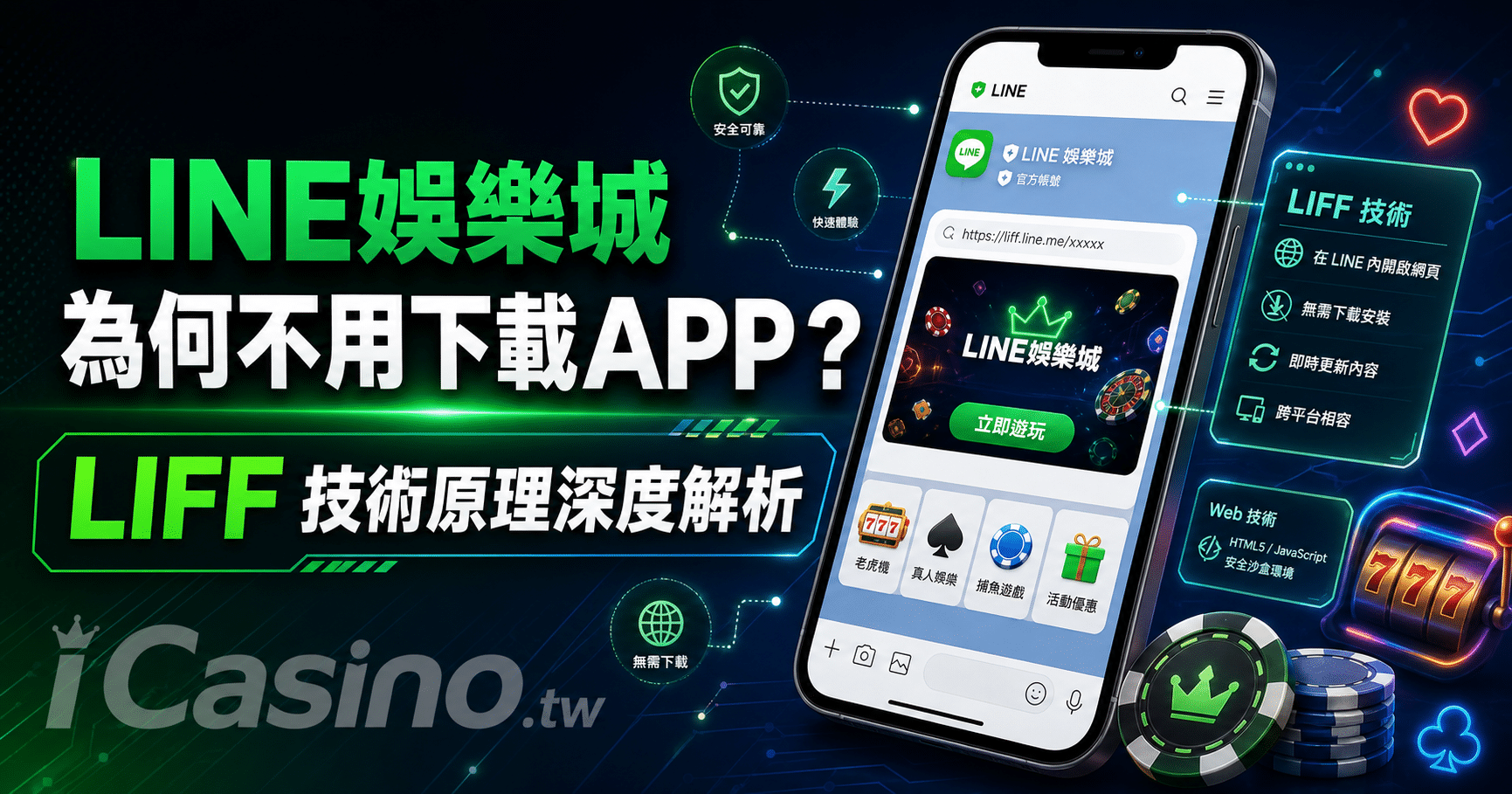 為什麼LINE娛樂城不需要下載APP